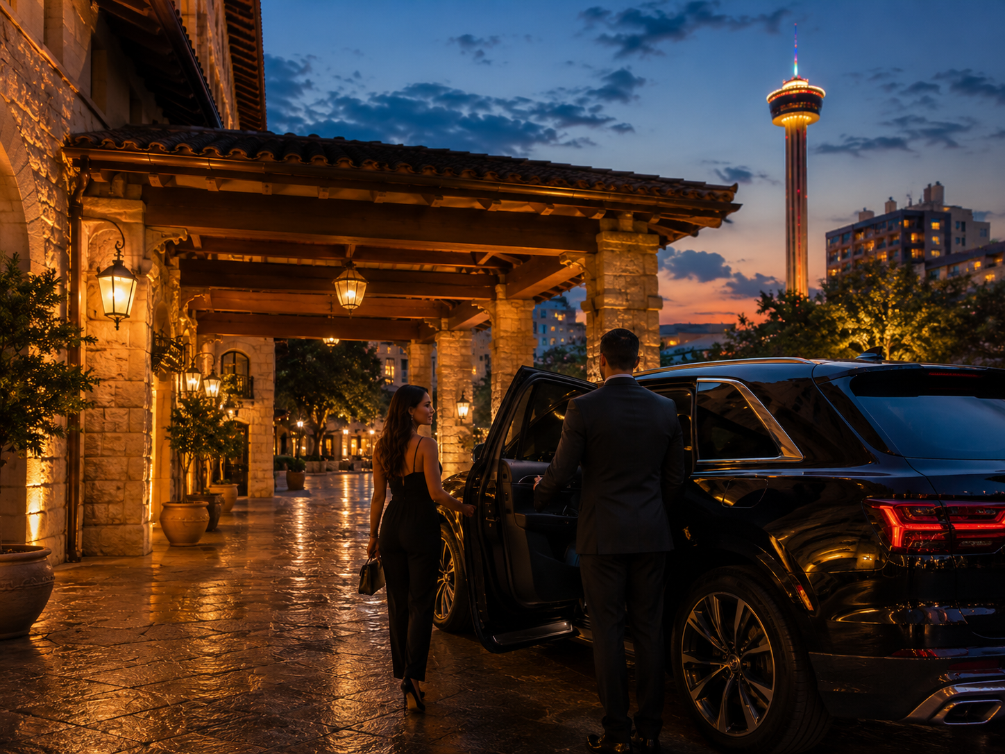 Transportation and concierge route planning context