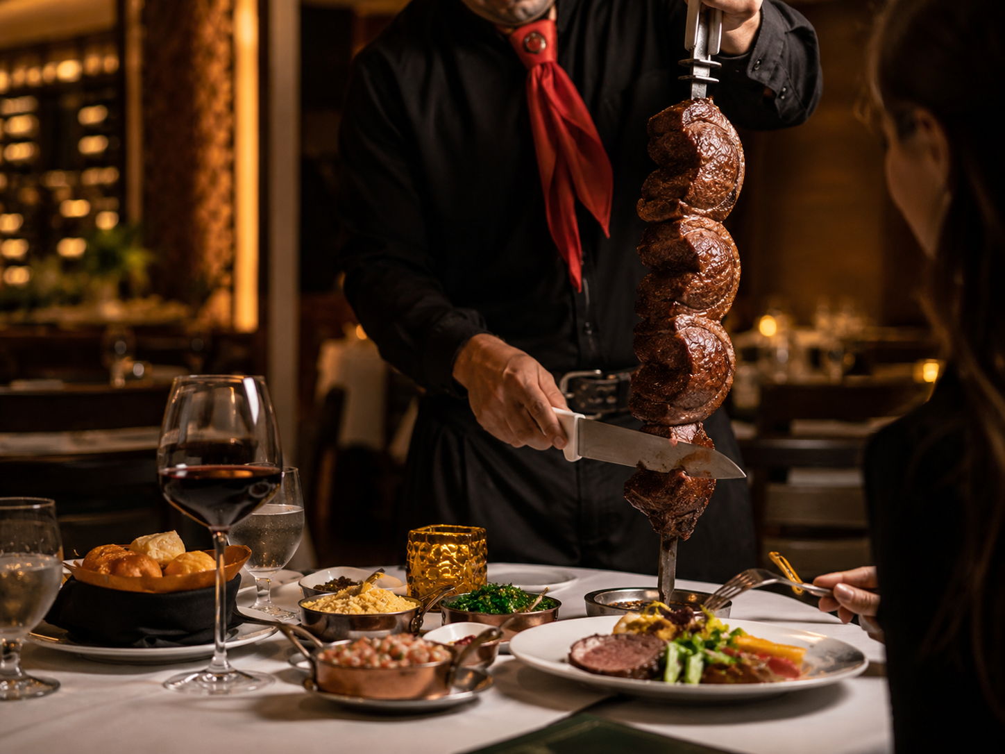 Celebration steakhouse and rodizio dinner