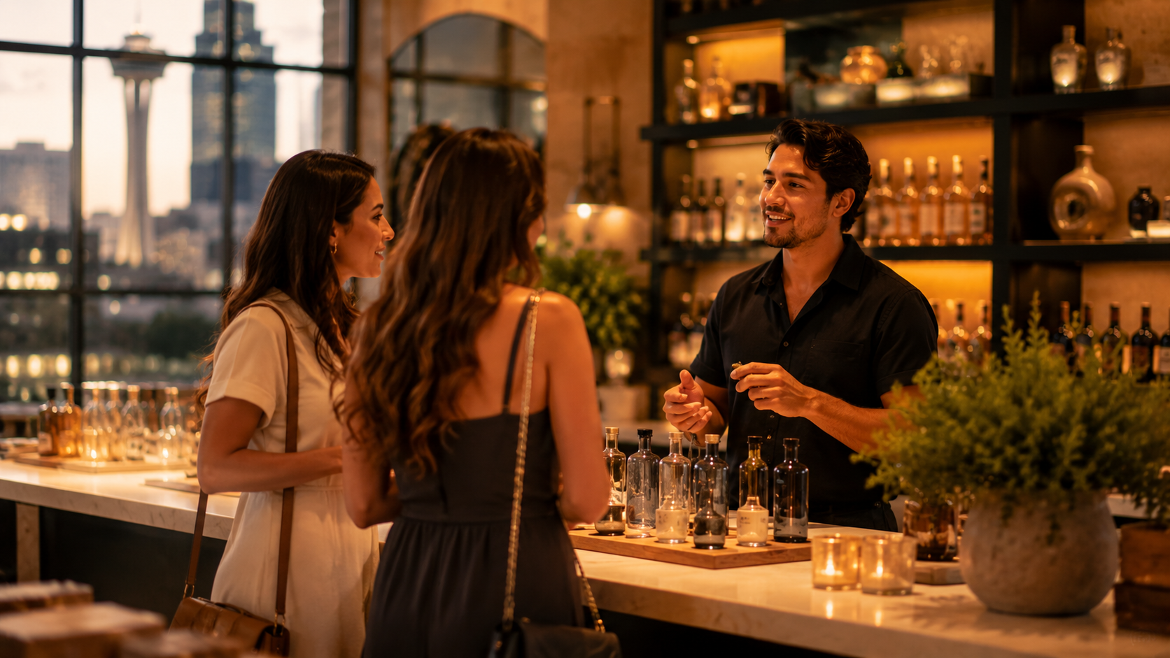 Visitor-facing local brand and retail foot traffic context