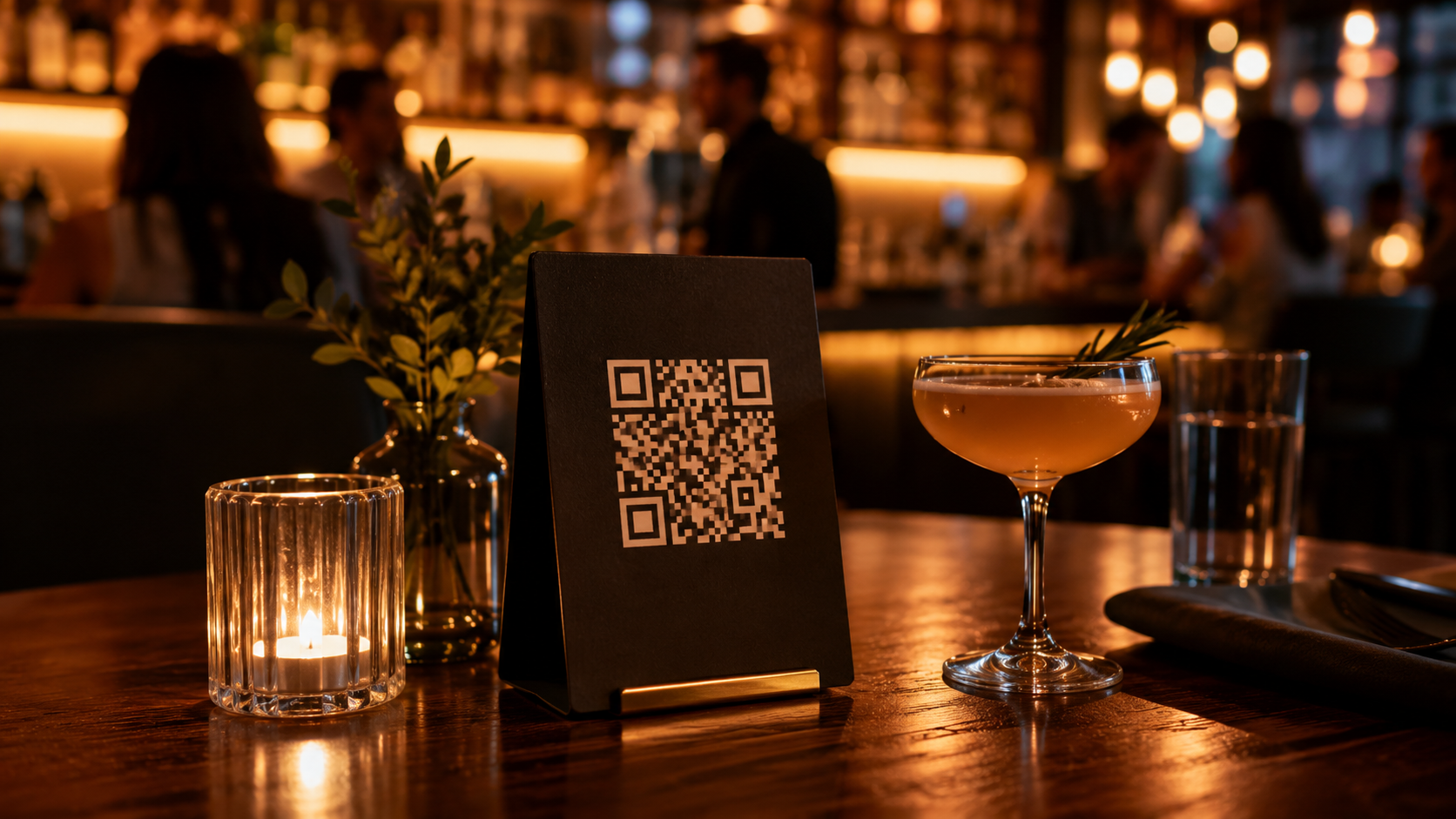 Restaurant QR and menu paths routing guests into inquiry workflows