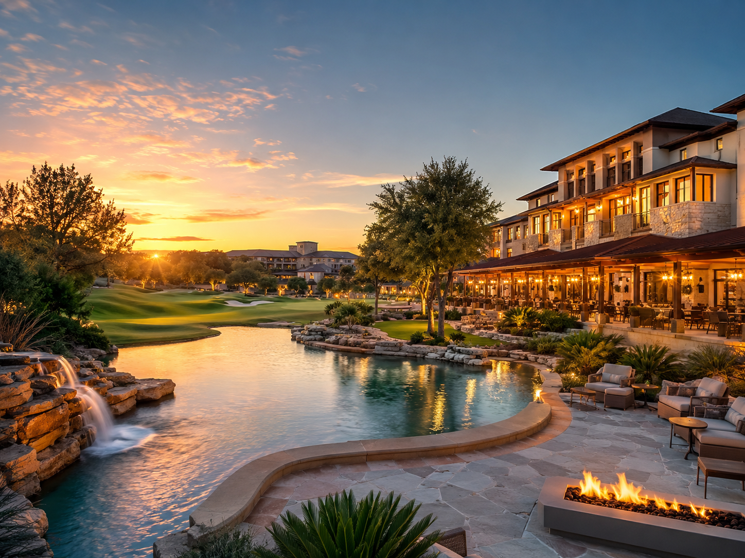 JW Marriott and Stone Oak resort area