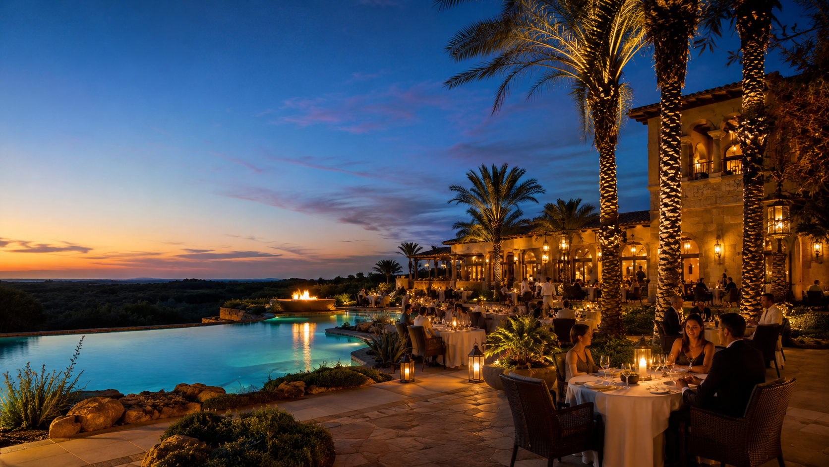 Downtown and Pearl destination dinner night